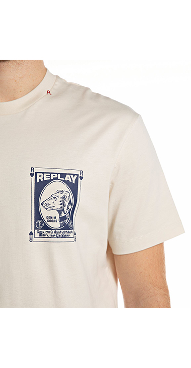 リラックスフィット ヘビーコットンジャージー VINTAGEグラフィックTシャツ 詳細画像